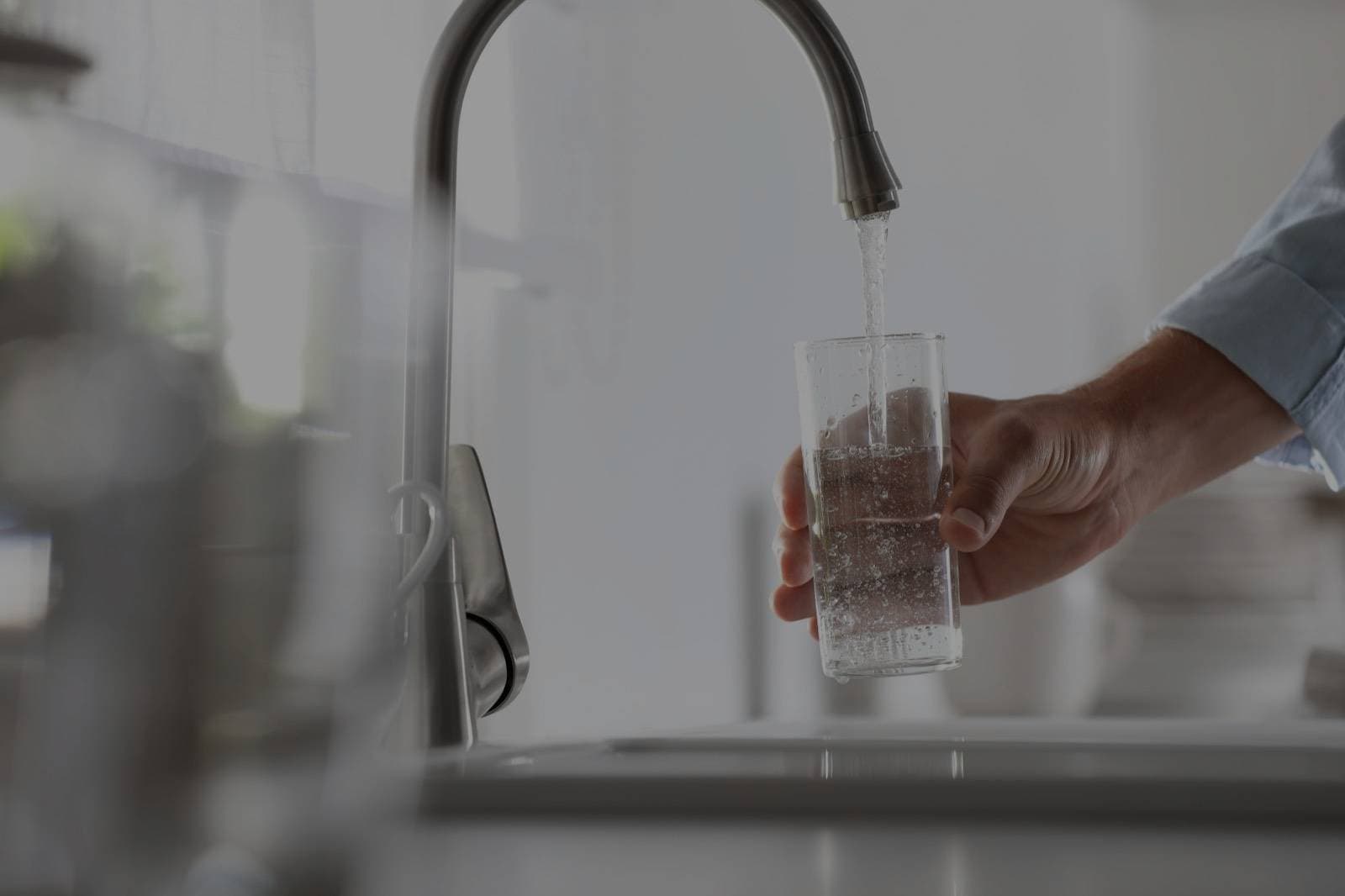 Clean water from tap